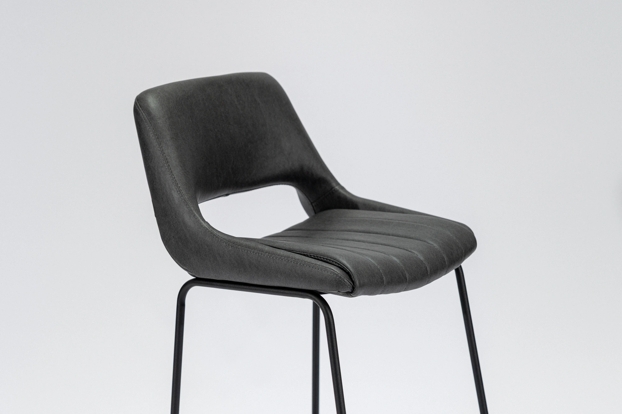 Banqueta «Veta Minimal» – Gris oscuro - Alt