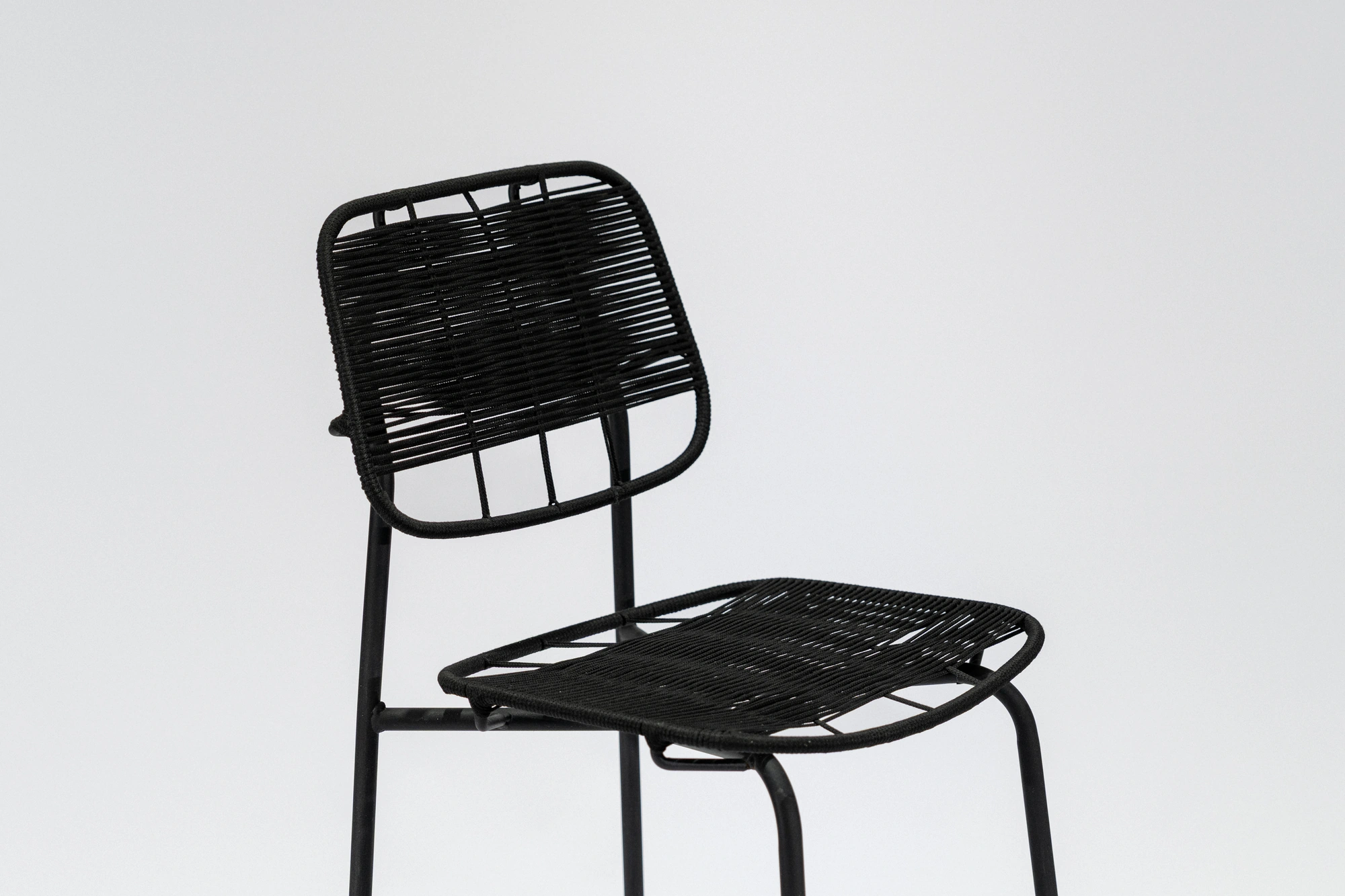 Banqueta «Serpia» Soga – Negro - Alt
