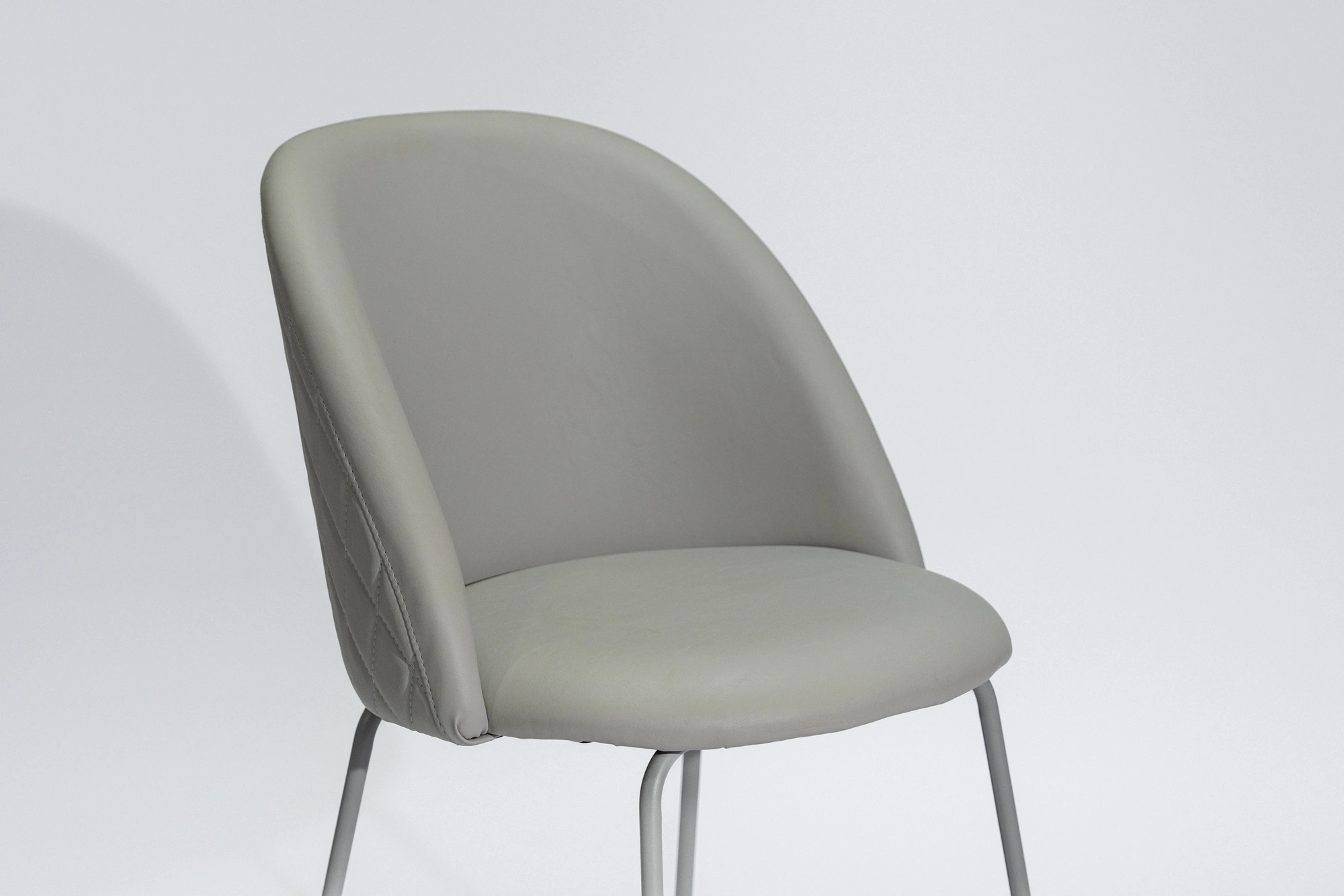 Banqueta «Sequoia» con Rombos – Gris claro - Alt