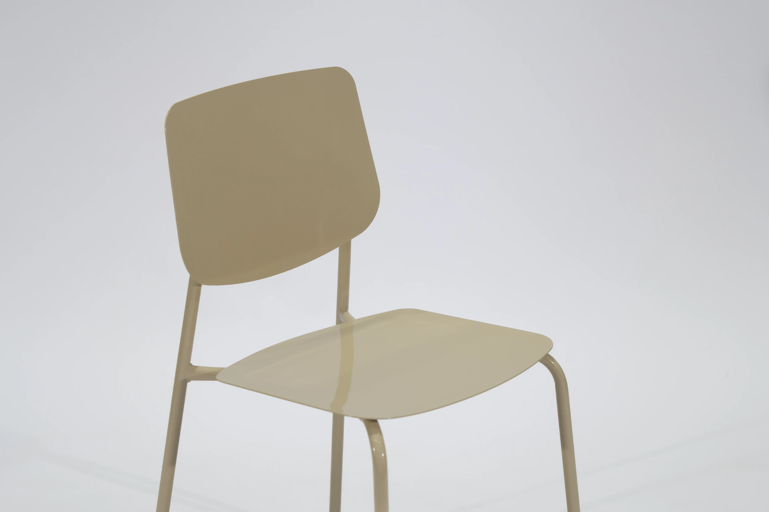 Silla de Comedor «Serpia» Chapa – Beige - Alt
