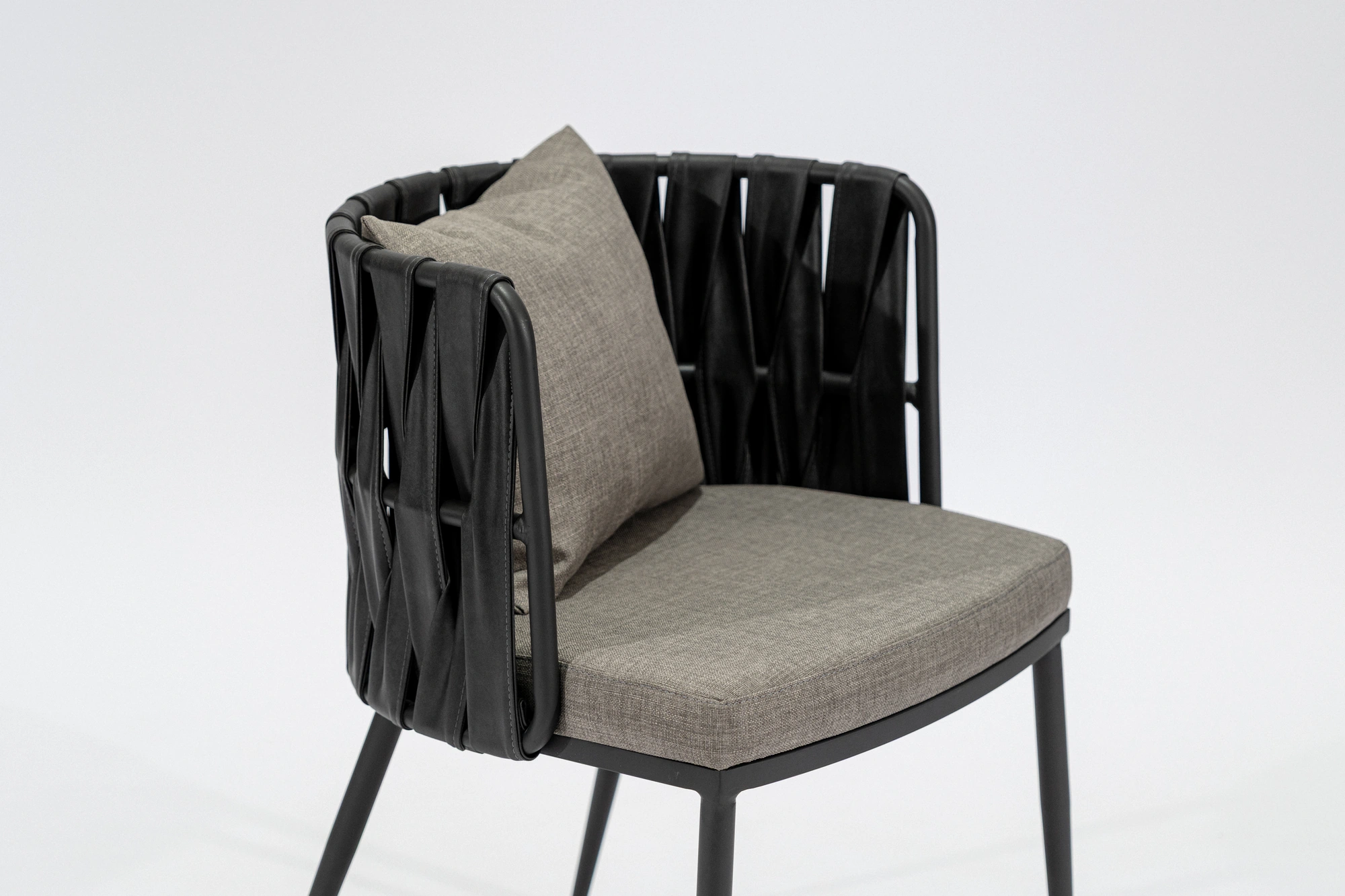 Silla de Comedor «Trama» – Gris grafito - Alt