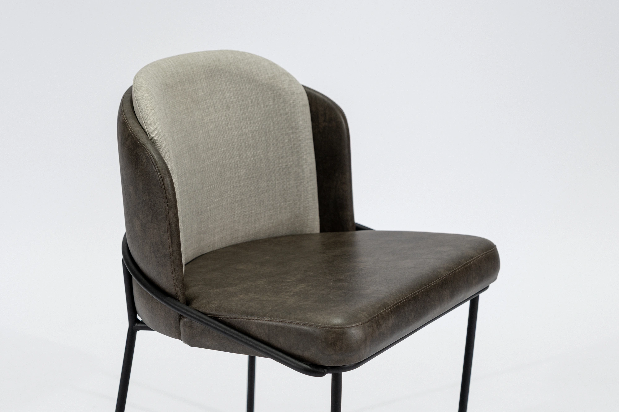 Silla de Comedor «Manto» – Marrón - Alt