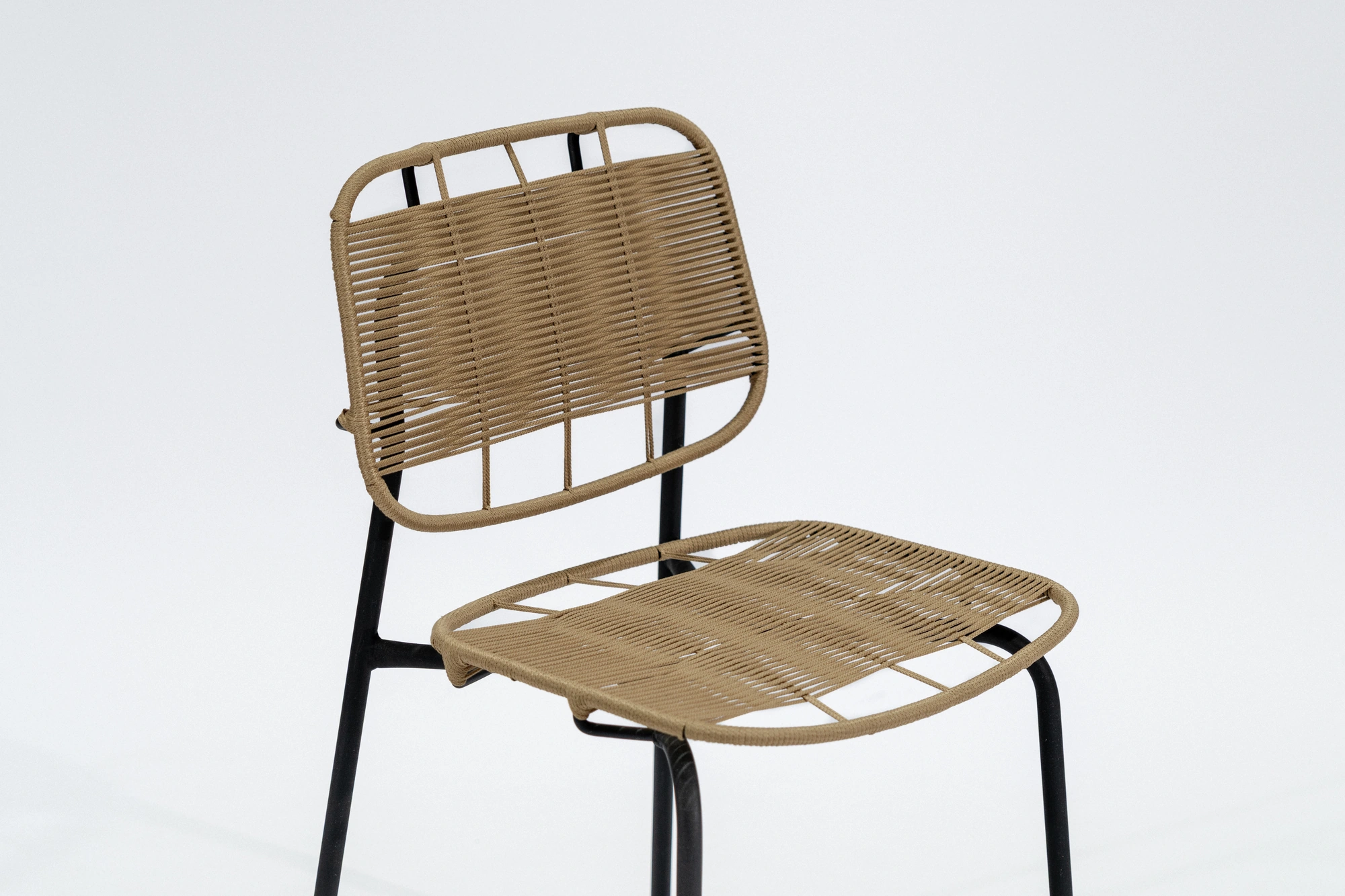 Silla de Comedor «Serpia» Soga – Dorado caramelo - Alt