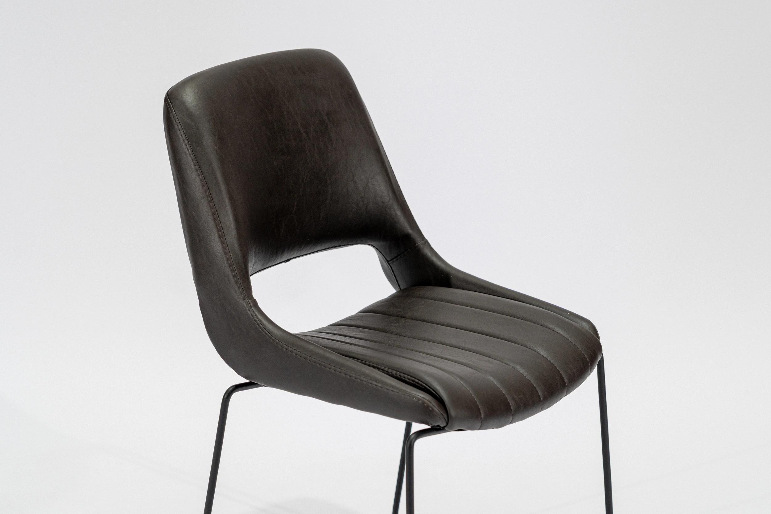 Silla de Comedor «Veta» – Marrón chocolate - Alt
