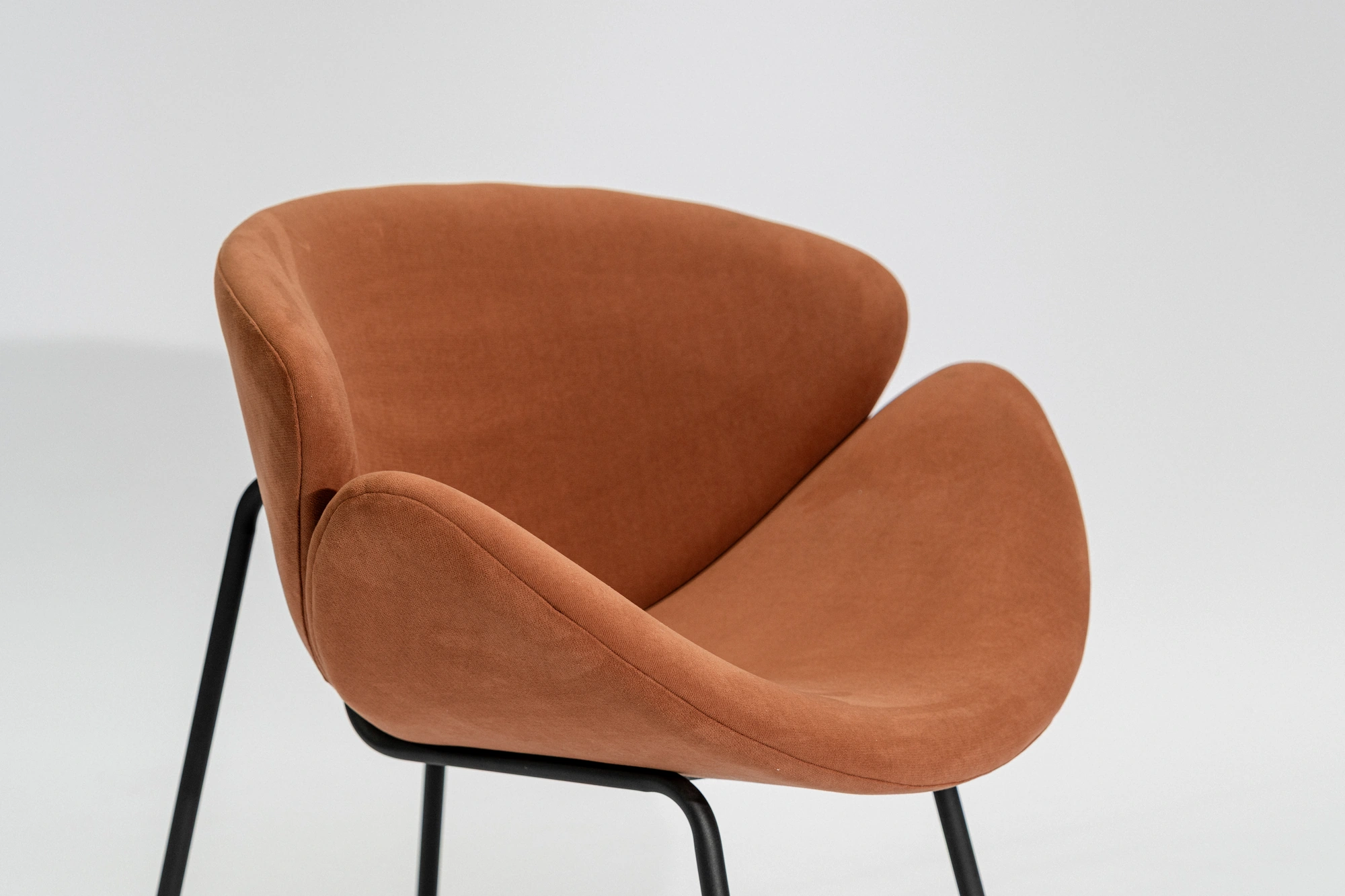 Poltrona «Asha» – Terracota cobre - Alt
