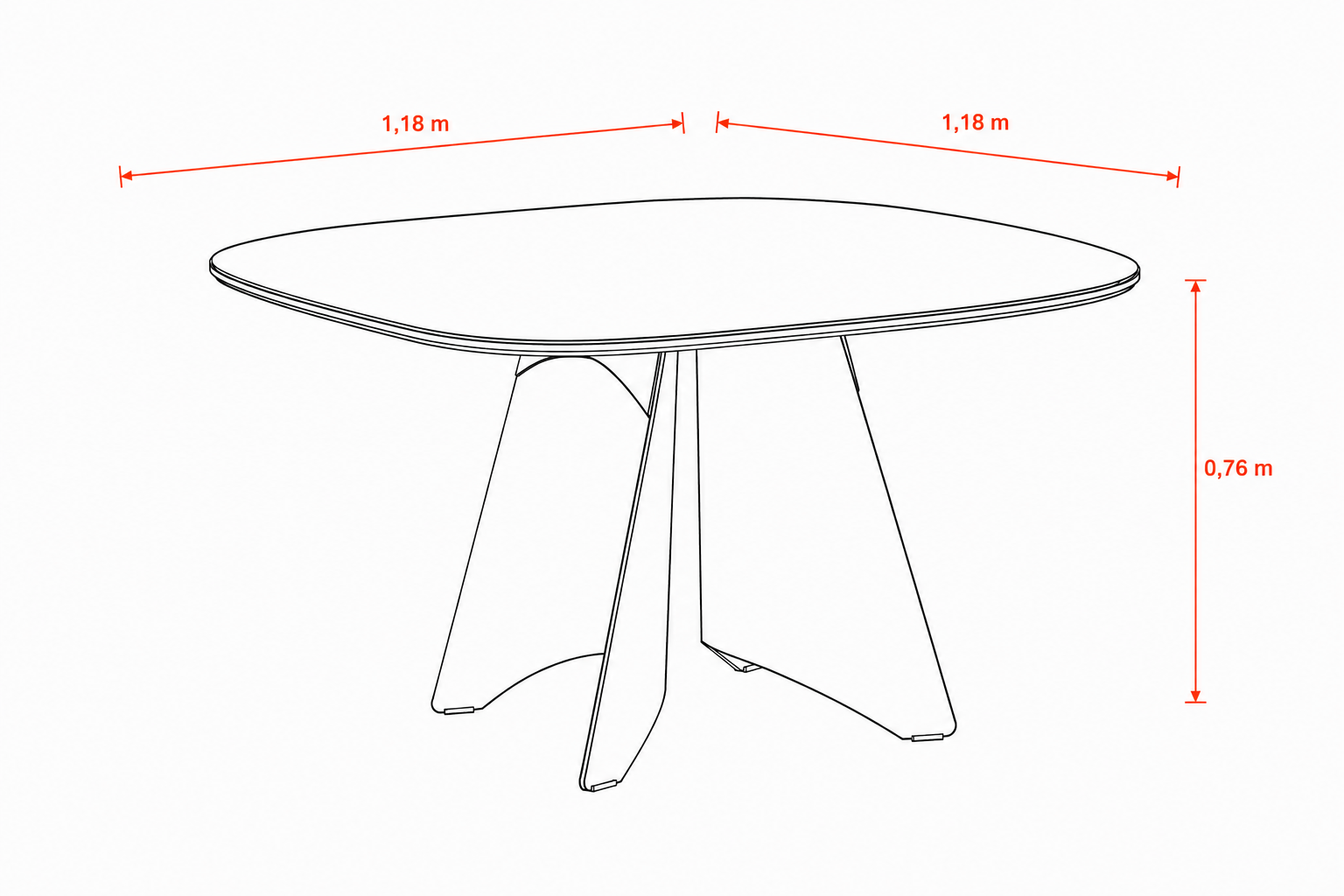 dibujo-tecnico-mesa-comedor-eclipse-neolith-basalt-balck-hierro-planchuela-suquia Dibujo tecnico de Mesa de comedor eclipse con tapa Neolith Basalt Black y base de planchuela plegada en acero negro. Diseño contemporáneo fabricado por SUQUIA