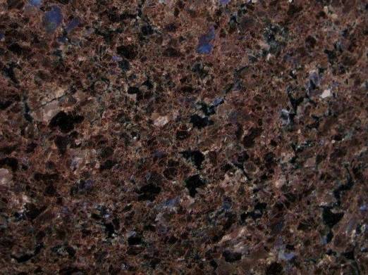granito-lundhs-antique Granito Lundhs Antique de piedra natural en tonos marrones con cristales azules, ideal para mesadas, revestimientos y proyectos de arquitectura e interiorismo.