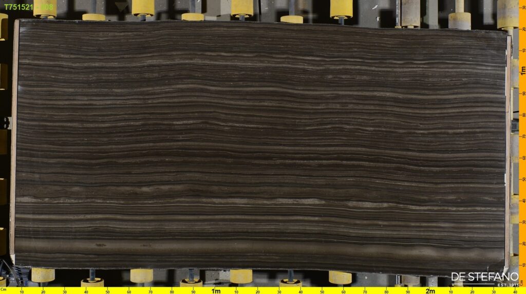 www.PicStone.com.br Mármol Eramosa Brown natural chapa completa vista frontal
