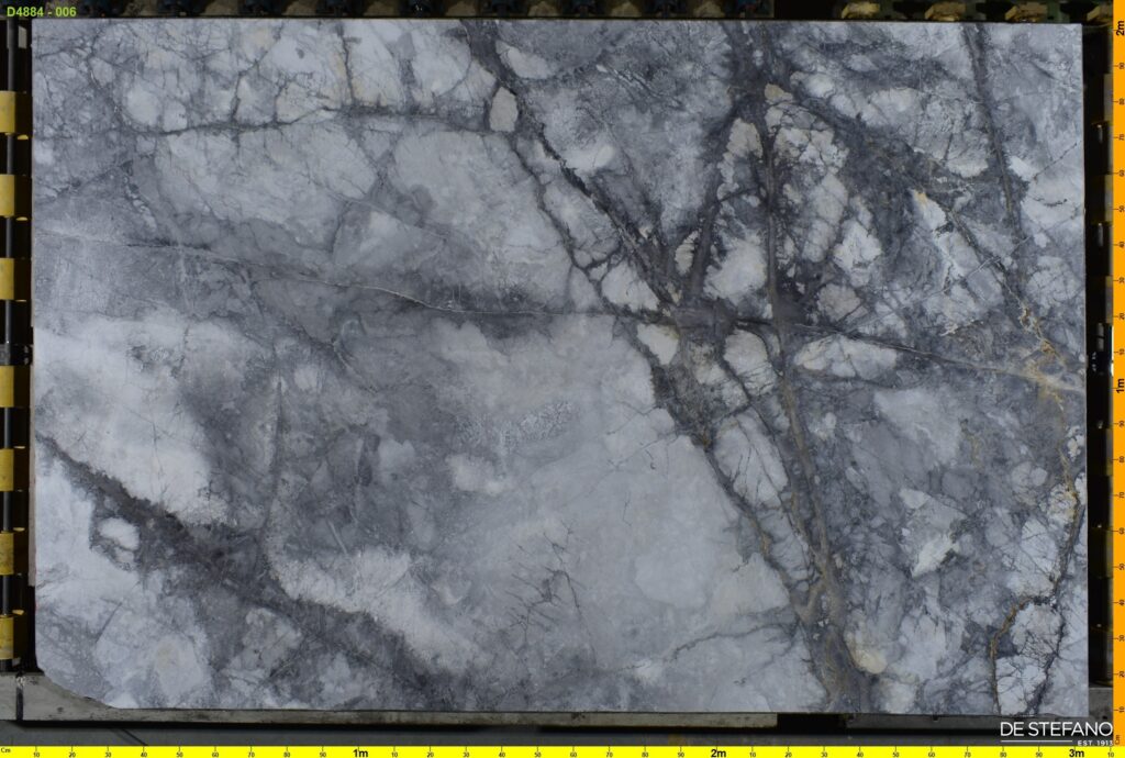 www.PicStone.com.br Mármol Invisible Grey Gold natural chapa completa vista frontal