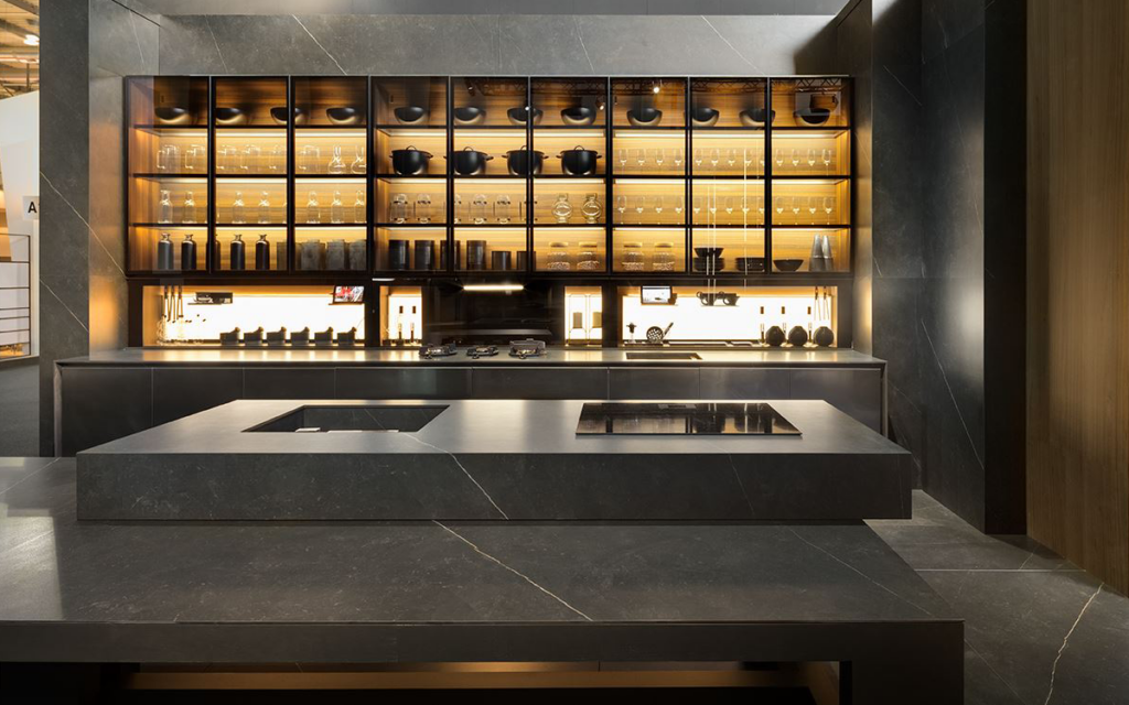 neolith-calatorao-piedra-sinterizada-mesada-isla-cocina-y-revestimiento Neolith Calatorao, piedra sinterizada en mesada de cocina e isla y revestimiento