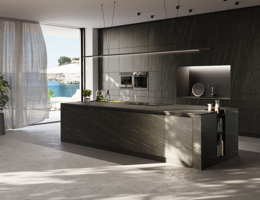 neolith-ignea-piedra-sinterizada-mesada-isla-cocina-y-revestimiento Neolith Ignea, piedra sinterizada en mesada cocina, isla y revestimiento