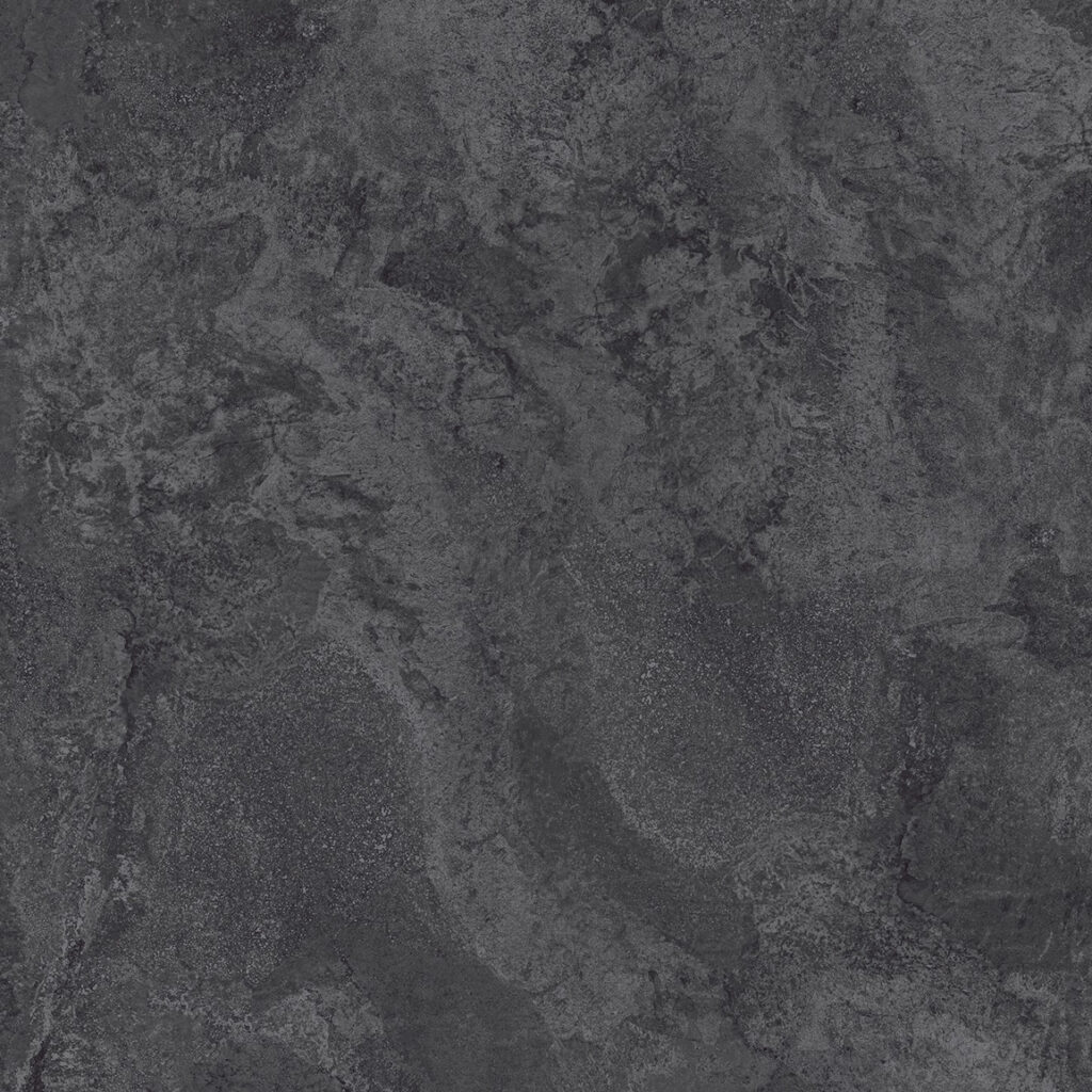 neolith-krater-piedra-sinterizada Neolith Krater, piedra sinterizada de tonalidad gris oscura inspirada en la pizarra natural, ideal para mesadas y revestimientos.