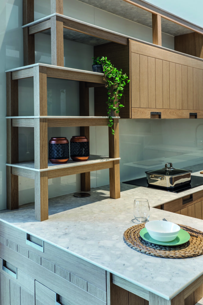 Neolith Retrostone, piedra sinterizada Neolith Retrostone, piedra sinterizada en mesada de cocina