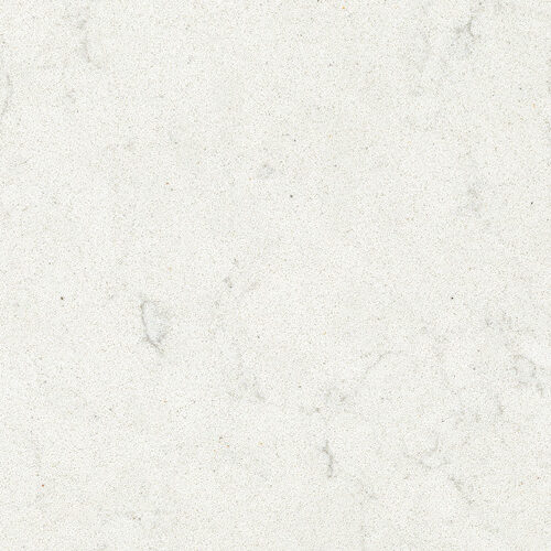 Terrazo Magnolia con base blanca cálida y granulometría fina de aspecto uniforme, ideal para baños, mesas, pisos y revestimientos.
